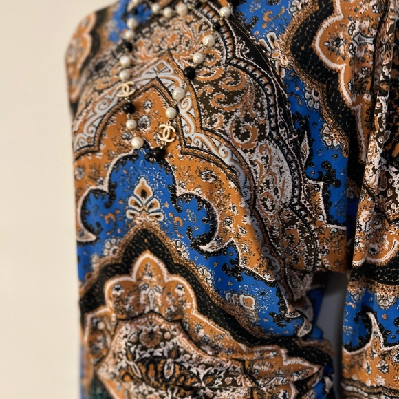 Free People Eclipse combo chase me stylish colorful top/blouse - Picture 7 of 16